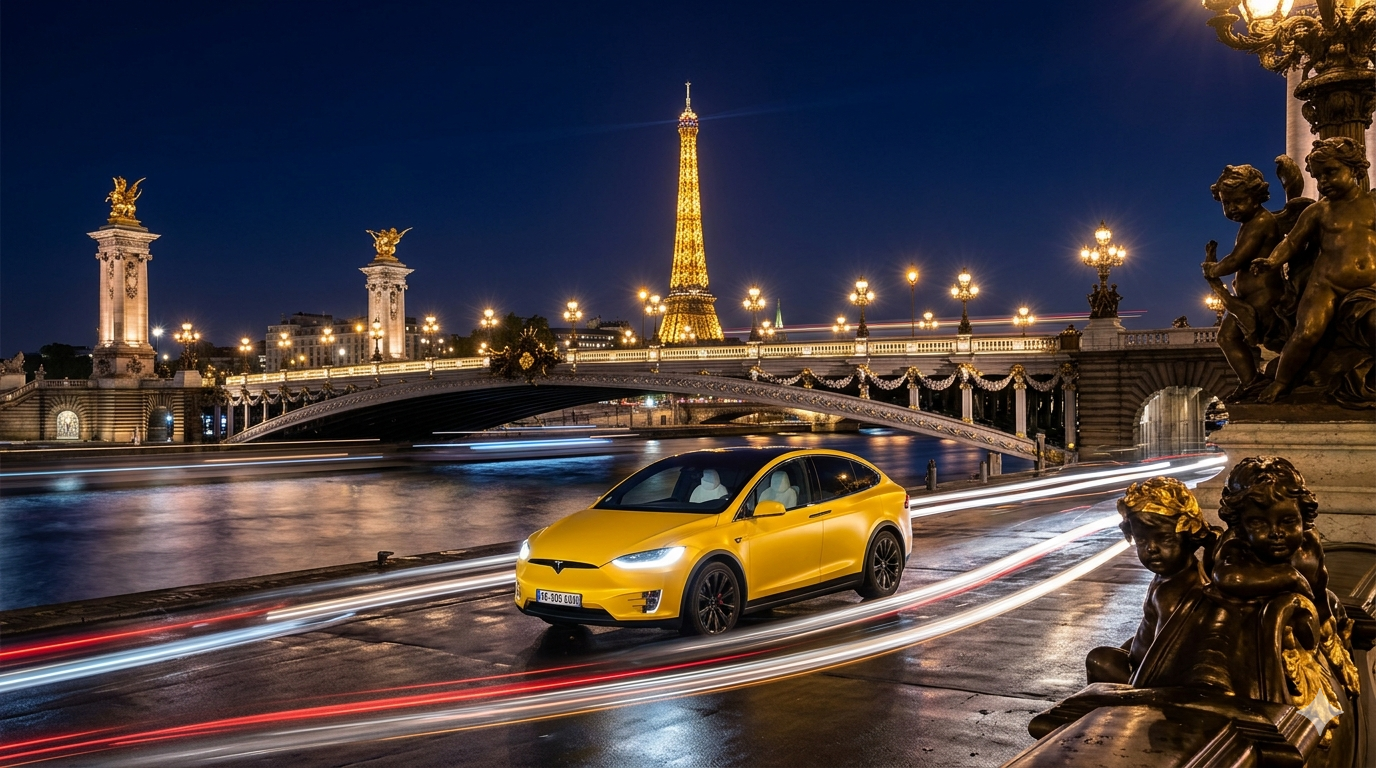 Pont Alexandre III nuit